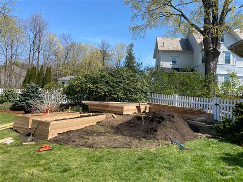 built in hillside planter box